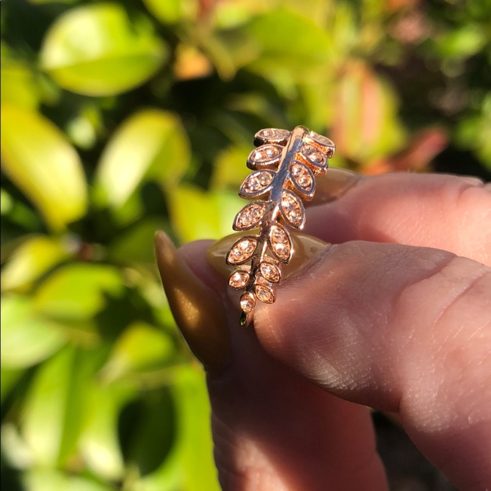 🎉Host Pick🎉Rose gold feather ring - Picture 2 of 5